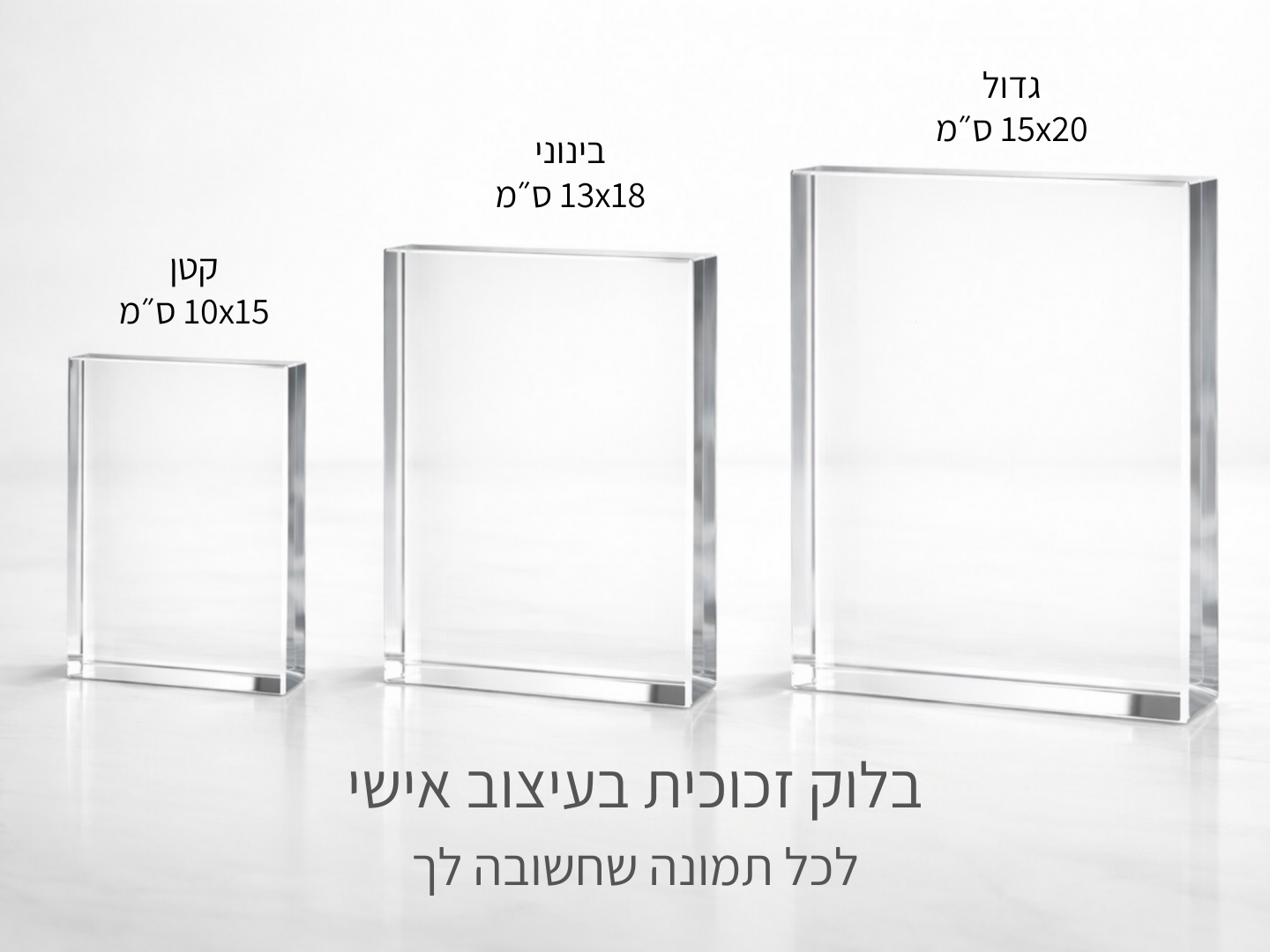 בלוק תמונה בעיצוב אישי